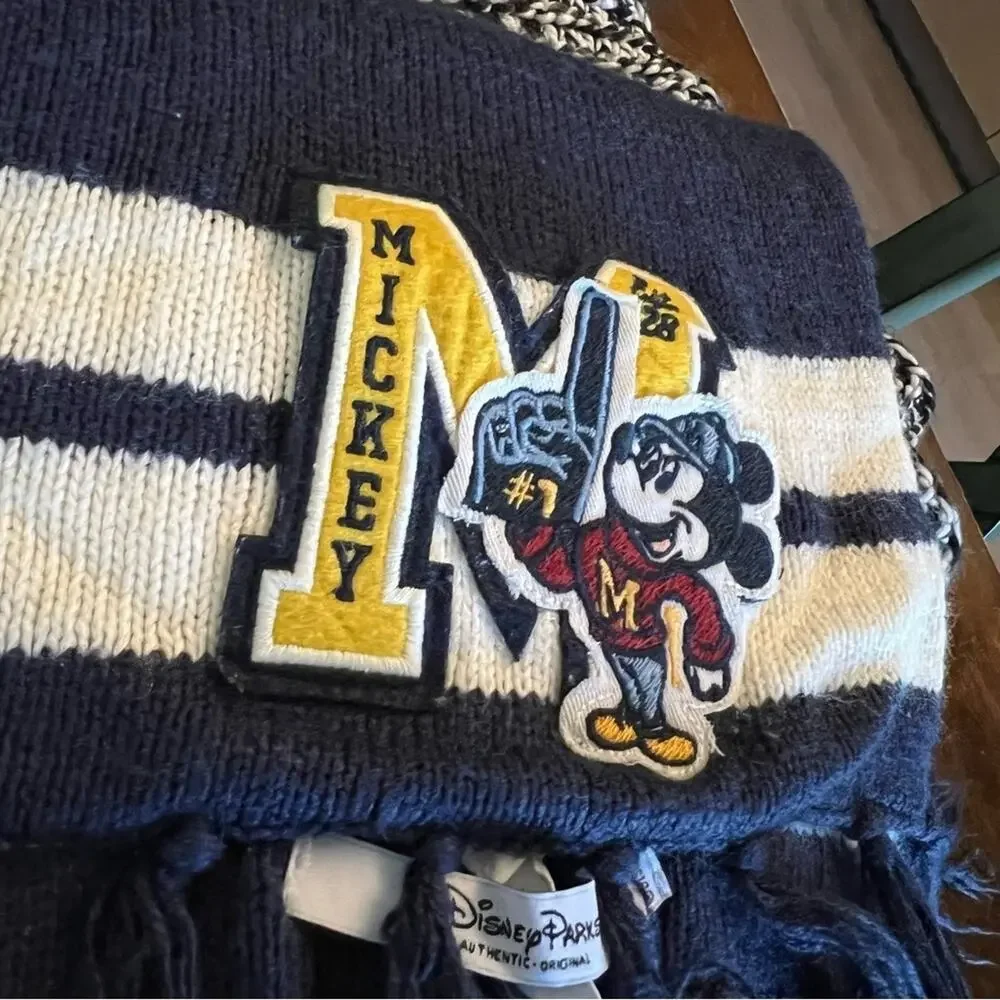 Disney Parks Adult Scarf Lot of Two Mickey Mouse OS